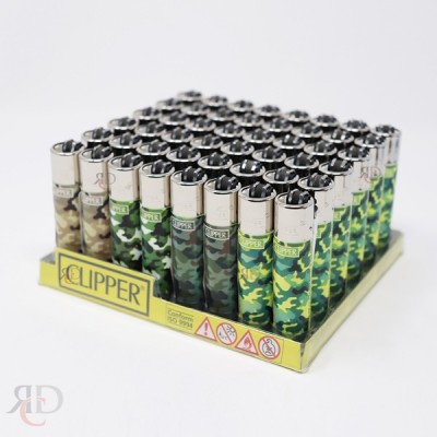 CLIPPER LIGHTER CAMOUFLAGE 48CT/PACK